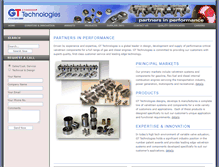 Tablet Screenshot of gttechnologies.com